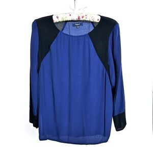 Madewell pullover viscose blouse